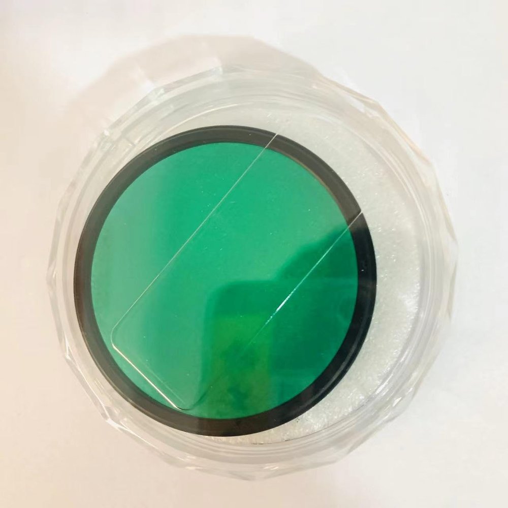 WANGF 82 mm Infrared Low-Pass Filter with Mounting Thread, Green Glass LB18 (55 mm)
