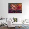 RXNHGJDS Odilon Redon Canvas Art Print, Apollo's Chariot and the Dragon, 50 x 40 cm (20 x 16 in), Teak Frame view 2
