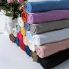 Anevous 100 x 130 cm Cotton Muslin Gauze Fabric by the Meter, Soft Solid Red A view 4