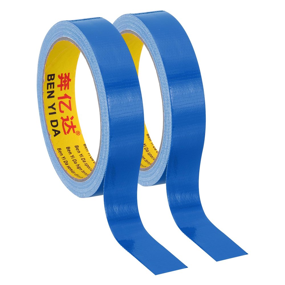 PATIKIL 2-Roll Fabric Tape, 20 mm x 10 m, Waterproof Blue Bookbinding Repair Tape