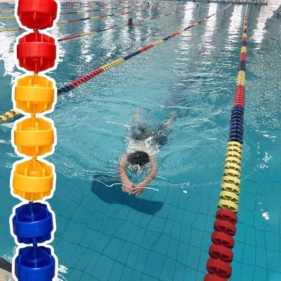 Pool Swimming Lane Lines, 1 m/5 m/10 m Safety Lines for Dividing 16–18 ft Pools (Nylon)