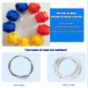 Pool Swimming Lane Lines, 1 m/5 m/10 m Safety Lines for Dividing 16–18 ft Pools (Nylon) view 3