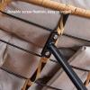 HBSSP Modern Patio Rocking Chair with Padded Cushion view 3