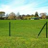 KOIECETA Green Chain-Link Fence Set, 10 x 1 m view 2
