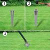 KOIECETA Green Chain-Link Fence Set, 10 x 1 m view 4