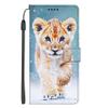 SEHEYA Flip Wallet Case for Samsung Galaxy S7 Edge, Baby Lion view 2