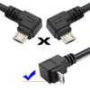 CY 90-Degree Downward-Angled Micro-USB to USB 2.0 Type-A Cable, 100 cm view 3