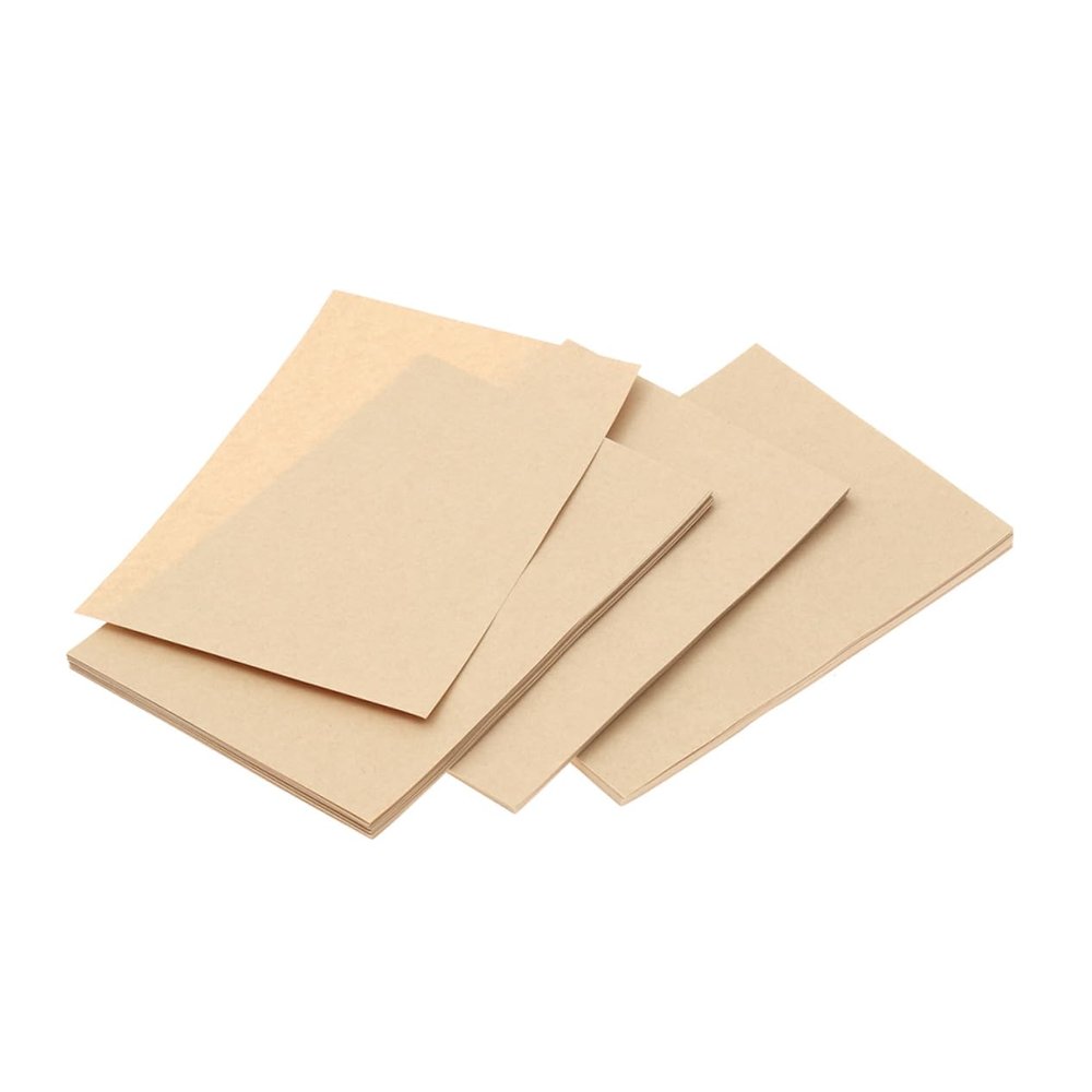 SHINEOFI 3-Set Vintage Kraft Writing Paper, Retro Letter Paper