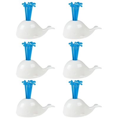 Sxmrmnx Cute Whale Fruit Fork, Animal Fruit Picks