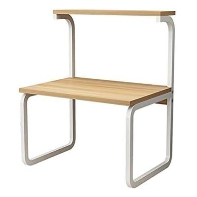 Microwave Stand with Printer Shelf and Storage