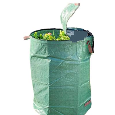 QAUUCP Heavy-Duty Garden Waste Bag, PP, Large Capacity, Reusable, Waterproof, No Lid