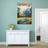 ouweri Yosemite National Park Vintage Travel Poster Canvas Wall Art, 50 x 75 cm view 4
