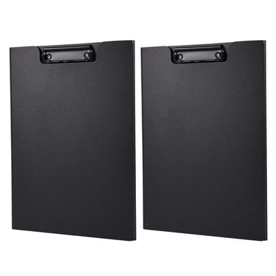 Black Plastic Clipboards with Clips, Back-to-School Party