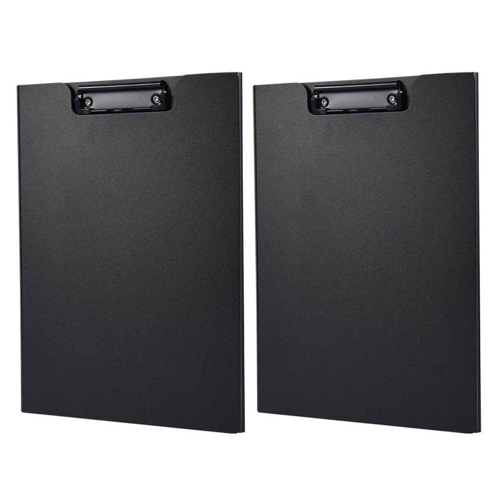 Black Plastic Clipboards with Clips, Back-to-School Party