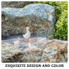 Happyyami Garden Decoration Figures, 4-Piece Resin Set, Realistic view 4