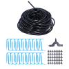 Black Irrigation Kit, 15 m Drip Hose Set for Gardens, Greenhouses, and Seedlings view 2