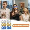 3-Piece 2024 Novelty Glasses, New Year's Eve Party Props view 3