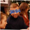 3-Piece 2024 Novelty Glasses, New Year's Eve Party Props view 4