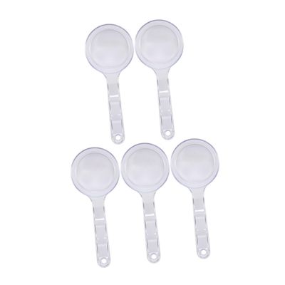 FRCOLOR 5-Piece Professional PP Measuring Spoon Set, Lightweight and Easy to Clean, for Beauty Salons and DIY Masks