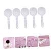 FRCOLOR 5-Piece Professional PP Measuring Spoon Set, Lightweight and Easy to Clean, for Beauty Salons and DIY Masks view 3