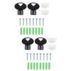 Mobestech 2 Sets Plastic Replacement Keys for Tissue Dispenser Box Locks, 2 Pieces Each view 1