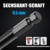 14 x 600 mm Wood Auger Bit for Softwood and Hardwood with Center Point and 9.5 mm Hex Shank view 4