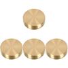 BESPORTBLE 4-Piece Round Brass Chinese Calligraphy Paperweights view 1