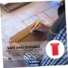 Housoutil 3-Piece Mechanical Ruler Combination Square Carpentry Scriber Positioning Tool for Woodworking, Alloy Steel, Red view 4
