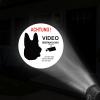 SINMAO Video Surveillance Sign, Self-Adhesive, 10 cm, Dog Sign, Indoor and Outdoor, 2-Pack view 4