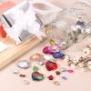 QUARKZMAN 12-Piece 10 mm Gray Heart Rhinestones, Glass Crystal Gems for DIY Crafts and Jewelry view 4