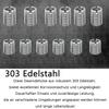 12-Piece Metric Threaded Insert Set, 303 Stainless Steel view 4