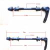 NMJHEVX Bicycle Quick-Release Axle Set, Front/Rear Hub Axles, Road Bike, Mountain Bike, BMX, Black (Front) view 2