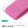 QUARKZMAN 22.86 m x 60 mm Polyester Horsehair Braid, Diamond Mesh Stiff Trim, Light Pink view 4