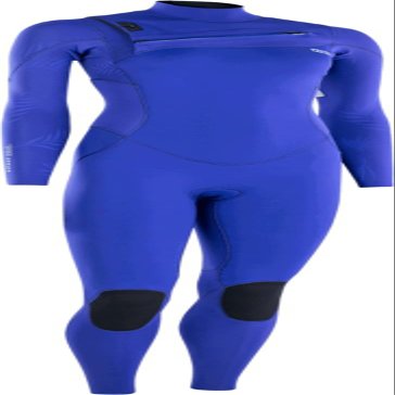 Ion Amaze CORE 3/2 Chest Zip Full Suit 2022 Concord Blue, XS