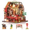 Cuteefun DIY Miniature Dollhouse with LED Lights (Book House) view 1