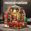 Cuteefun DIY Miniature Dollhouse with LED Lights (Book House) view 2