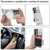 Phoona Phone Lanyard Case for Samsung Galaxy S23 Ultra 5G, MagSafe-Compatible, Transparent, Ash White Stars 02 view 4