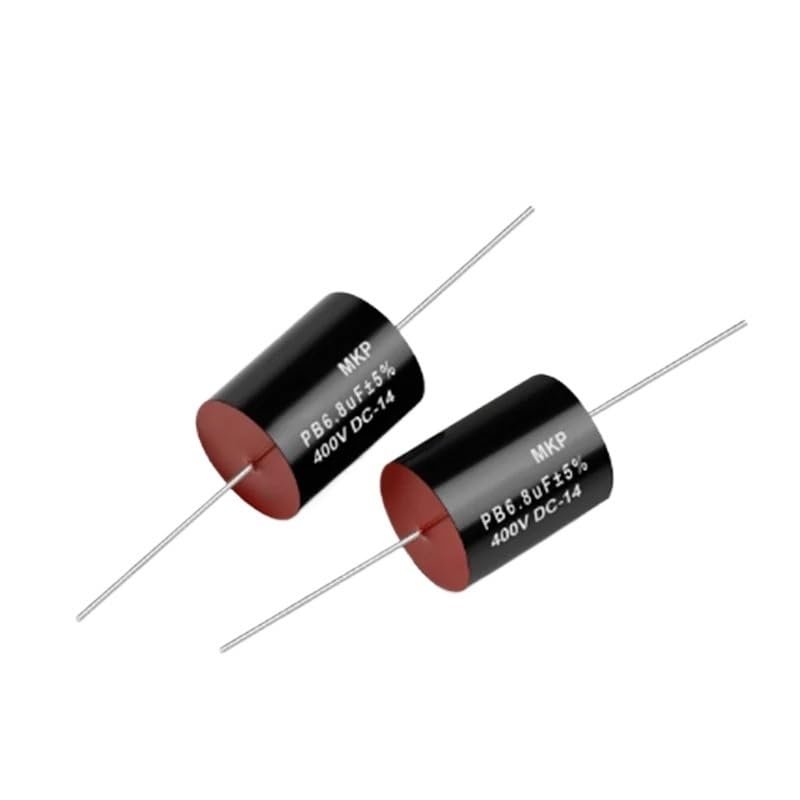 BCOMFY 2-Piece MKP Series 400 V 0.1–47 μF Audiophile Crossover Audio Capacitors, 3.9 μF 400 V
