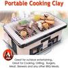 JLBopqaz Japanese Clay Oven Charcoal Tabletop Grill view 4