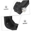 DOITOOL 2-Piece Magnetic Wall Brackets for Spirit Levels, L-Shaped, Black view 3