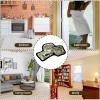 Area Rug with $100 Bill Pattern, Soft Crystal Velvet view 2