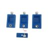 Digital Caliper Cabinet Hardware Jig for Drawer Pulls, Wood Drilling and Dowel Holes, ABS Metric Blue view 4