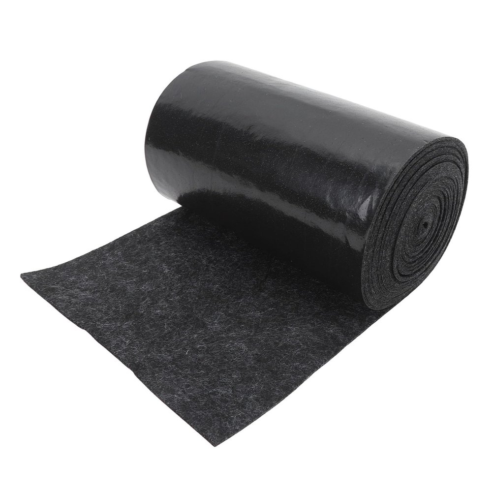 Bognajin Versatile Boat Trailer Bunk Carpet, Double-Layer Polyester, Shock-Absorbing, Black