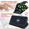 BWEGRHE Wallet Case for Samsung Galaxy S24 FE, Princess Frog Design, PU Leather and TPU, Flip Magnetic Closure, Stand, Card Slots, Wrist Strap view 3
