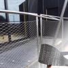DTVEW 304 Stainless Steel Cable Net, Flexible X-Type Mesh, 6 cm/1.5 mm Fall-Protection Net, Poultry Cage Net (1.5 x 5 m) view 2