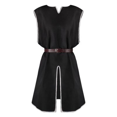 Foweknow Men's Medieval Sleeveless Leather Vest