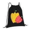 Green and Red Peppers Soccer Drawstring Bag view 2