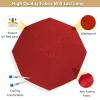 GZDXBF Patio Umbrella Replacement Canopy, UV-Protective Cover, Red and White, 8 Ribs/250 cm (8.2 ft) view 2