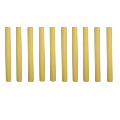 Qusedwey 10-Piece Trampoline Pole Covers, 40 cm Foam Padding Sleeves, Yellow