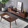KOQENAG Solid Wood TV Stand, 63-Inch, with Drawers and Cabinet view 3